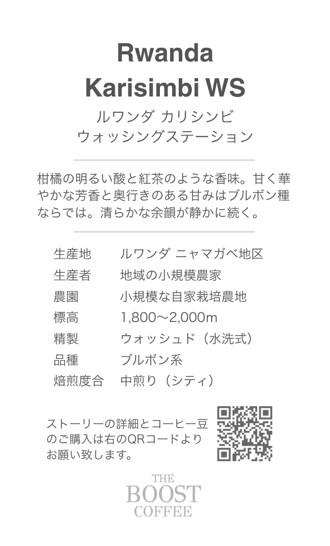 ルワンダ カリシンビWS