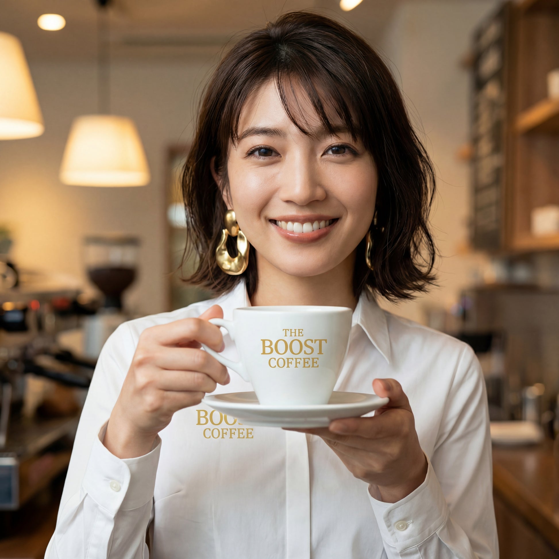 AIバリスタ「まや」｜The Boost Coffee